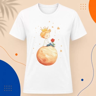 Pánské tričko - Tajemný úsměv - Malý princ - Le petit prince
